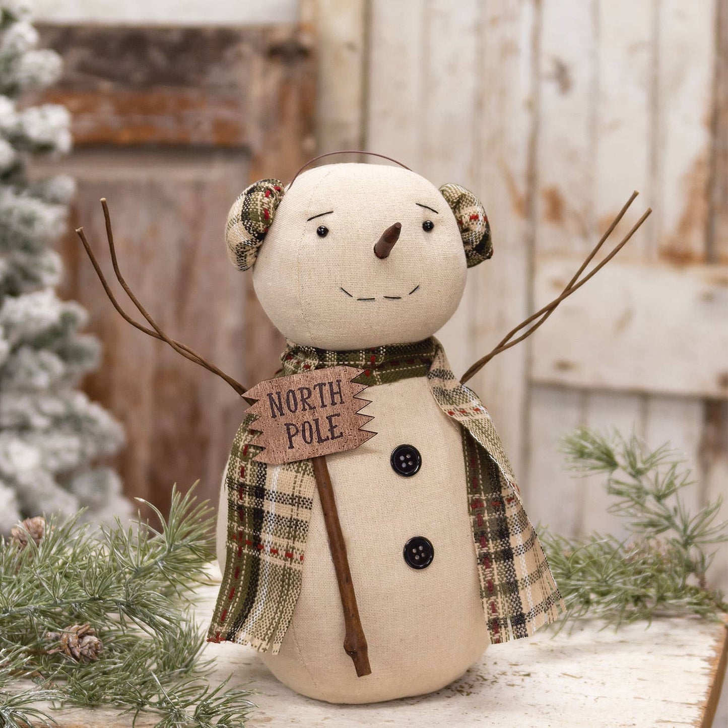 North Pole Snowman Doll