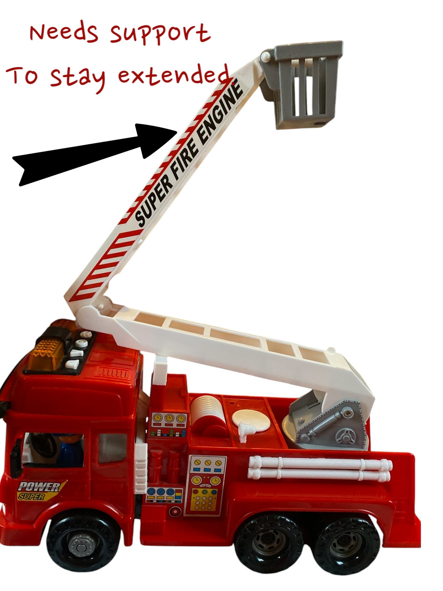 Toy Fire Truck With Lights And Sound- Pre-Owned